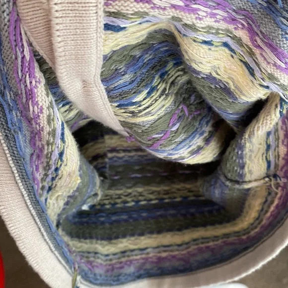 VINTAGE APPLESEEDS 100% cotton knit cardigan sweater. Size US petites small (SP) - Picture 8 of 10